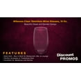 thumbnail image 2 of 10 Mikonos Clear Stemless Wine Glasses Set, 15 oz. - Barware, Glassware - Clear, 2 of 5
