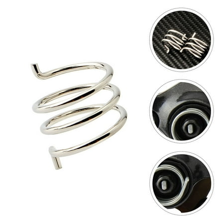 FOMIYES  2 Pcs Bicycle Parts Steel Bikes Brake Spring for Disc Caliper Silver