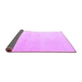 thumbnail image 2 of Ahgly Company Indoor Round Abstract Purple Modern Area Rugs, 4' Round, 2 of 4