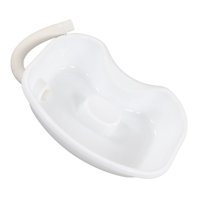 Basin de Lavado de Cabello, Bandeja Blanca de Champú Superficie Lisa para Mujeres Emarazadas para Casa