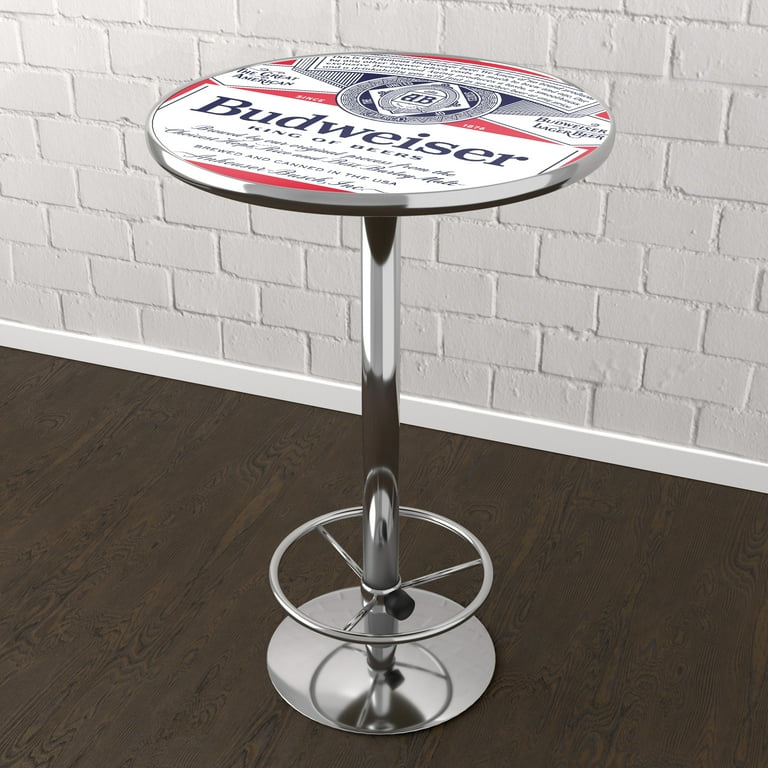 Budweiser Bar Stool 二脚　バドワイザー　バースツール Budweiser Label Bar Stool Set - Officially Licensed - Walmart.com