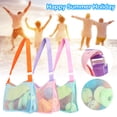 thumbnail image 2 of Bolsa De Almacenamiento, Bolsa De Malla De Juguete, Bolsa De Malla De Juguete Para Niños, Bolsa De Colección De Conchas De Playa, Bolsa De Malla De Almacenamiento De Juguetes De ANGGREK Toy Mesh Bag, 2 of 8