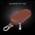 thumbnail image 1 of Funda Universal De Cuero PU Con Cremallera Para Llaves, Funda Para Bolsa De Almacenamiento Para Llaves De Coche, Protege Del Polvo Y Daños, Fácil De Usar Y Transportar., 1 of 7