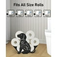 thumbnail image 5 of Butterfly Toilet Paper Holder Stand, Funny Toilet Paper Storage for 8 Rolls, Metal Freestanding Bathroom Decor Tissue Holder Baskets, 5 of 5