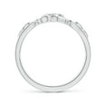 thumbnail image 2 of ANGARA Natural 0.1 Ct. Diamond Fashion Ring in 14K White Gold for Women (Ring Size: 3.5), 2 of 9