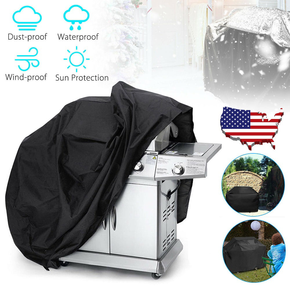 Grill Cover Heavy Duty BBQ Gas Waterproof UV Outdoor Protection Lock 57" Us New 