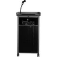 thumbnail image 6 of Oklahoma Sound GSL Series Metal Lectern with Rechargeable Battery in Charcoal, 6 of 12
