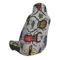 thumbnail image 2 of Balery Bright Insects Funda de Asiento para Auto con Diseño - Cubierta Frontal Suave y Transpirable con Protector Antideslizante- 1 Unidad, 2 of 5