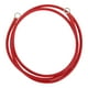 thumbnail image 1 of Cables de batería universales de 1 pieza de Unique Bargains, cable de batería de terminal de 3/8", calibre 8 AWG, cobre estañado rojo de 4.5 pies, 1 of 7