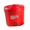 thumbnail image 4 of Olla eléctrica para cocinar Ramen, vaporizador de sopa antiadherente, sartén eléctrica portátil, olla arrocera eléctrica, olla para pasta, filete, Rojo 1.2L actualizado Macarena Estufa eléctrica, 4 of 8