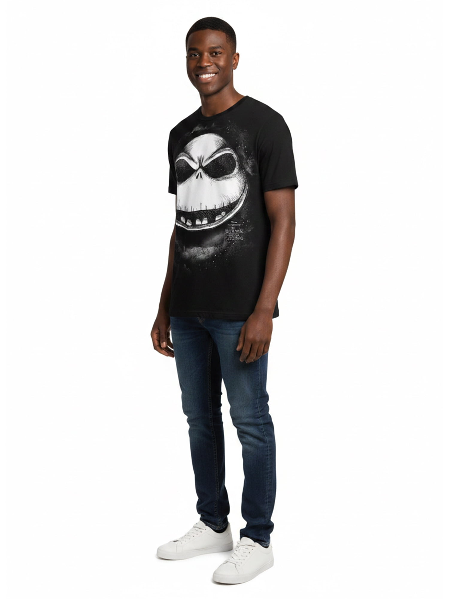 Disney The Nightmare Before Christmas, Men's & Big Men's Graphic Tee, Jack Skellington, Sizes S-3XL