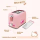 thumbnail image 5 of SANRIO Tostador de Pan 2 Rebanadas, HK-T2, 6 Niveles, 750 W, Imprime Carita Hello Kitty en el Pan, Autocentrado,  Rosa., 5 of 11