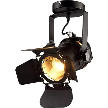 

Vulcanus E26 L31 W17 H35cm Loft Vintage Industrial Iron Mount Spotlight Track Lighting Ceiling Shop Light Fixtures LED Pendant Lights Ceiling Lights for Home Lighting