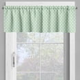 thumbnail image 2 of Ambesonne Mint Valance Pack of 2, Classical Vintage Fresh, 42"X12", Mint Green and White, 2 of 5