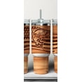 thumbnail image 2 of Star Mug 40Oz Engraved Wood Bass Fish And Flag Tumbler Wrap Design, Men'S Gift, 40 Ounce Stanley Tumbler Template Press Seamless Sublimation - Tumbler With Handle, To-Go Coffee Mug, 2 of 4