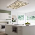 thumbnail image 3 of Boho Floral Magnetic Fluorescent Light Covers for Ceiling Lights 2x4Ft, Modern Abstract Ethnic Tribal Patterns Office Classroom Kitchen Drop Ceiling Light Covers Lighting Filters Shade Panel 2 Packs, 3 of 9