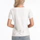 thumbnail image 4 of Tamaño Más Suelto Ajuste Camisetas para las Mujeres con Cuello en V de Manga Corta Suelta Camisa Superior, Poliéster, 4 of 4