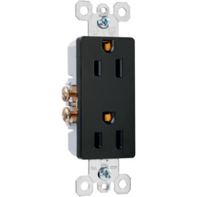 JR Products 15005 White 120V//15 Amp GFCI Electrical Outlet