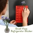 thumbnail image 4 of Mini Glass Wall Hanging Vase with Artificial Purple Flowers, Magnetic Fridge or Wall Decor for Bathroom, Kitchen, Bedroom and Small Spaces, 4 of 7