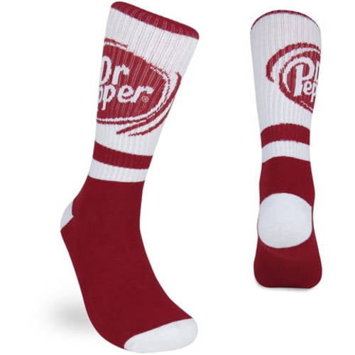 Dr. Pepper Men's Jacquard Crew Sock