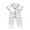 0-White749, variant on WOYY Toddler Boys Girls Outfits Satin Button Down Short Sleeve Shirt Pants Sleepwear Set, Sizes 2-3T