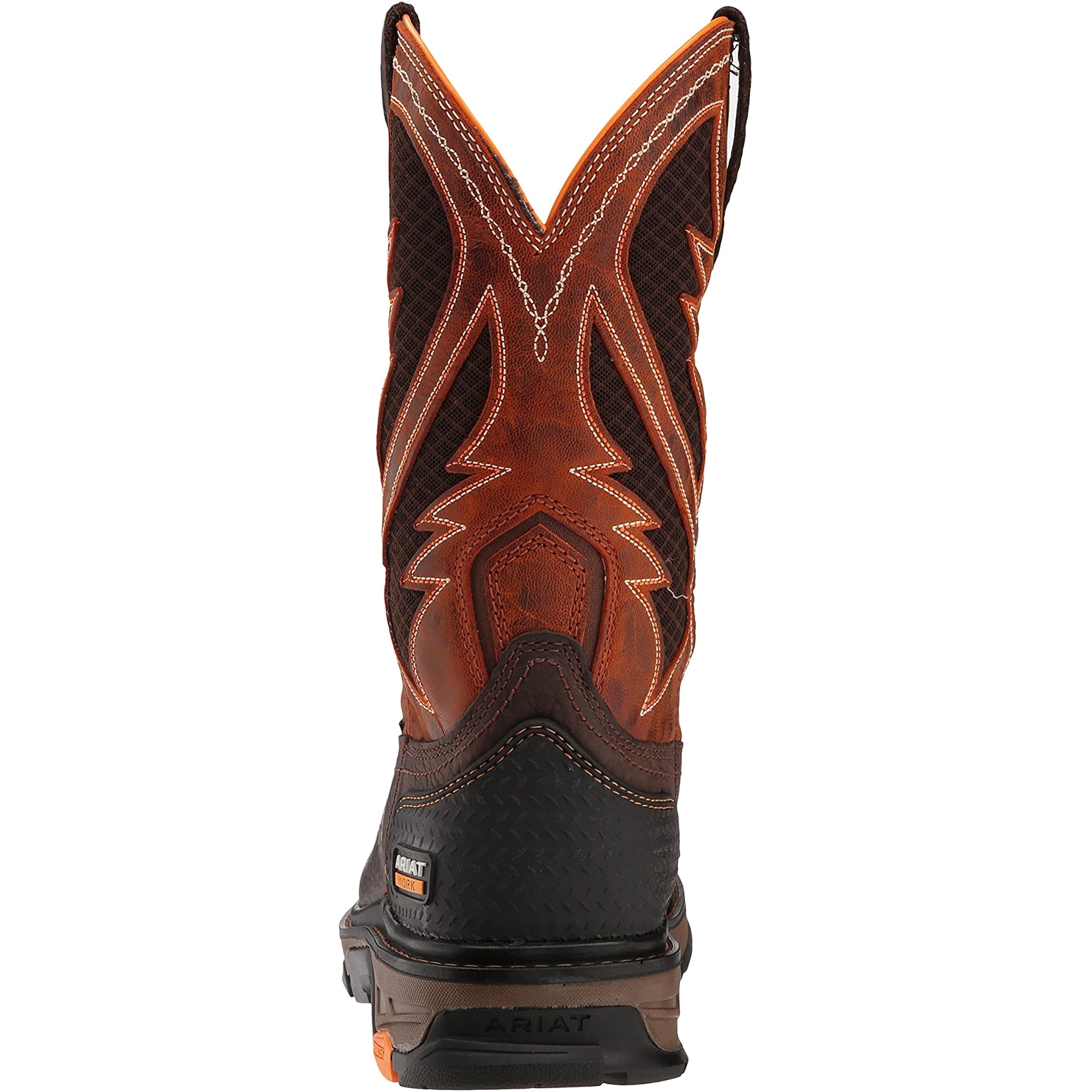 Ariat Work Men s Intrepid Venttek Composite Toe Construction Boot Bruin Brown Sassy Orange 11.5 E US Walmart