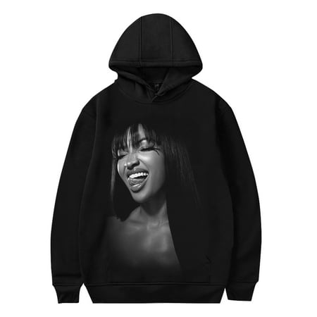 Shenseea Vintage Hoodies Never Gets Late Here Tour Merch Pullovers Cosplay Women/Men Fashion Casual Sweatshirts