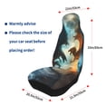 thumbnail image 4 of Vsdgher Red And Blue Flame Wave Dragon Automotive Seat Covers for Cars Trucks and SUVs – Car Seat Covers for Truck Seat Protectors Set of 2, 4 of 7