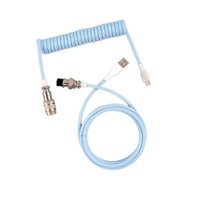 ziyahi USB Type C Cable Universal Charging Type C to USB for Mechanical Keyboard