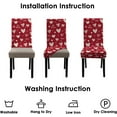 thumbnail image 6 of Valentine''s Day Chair Covers Set of 4, Red Love Heart Dining Chair Cover, Elastic Removable and Washable Dining Chair Cover for Valentine''s Day Kitchen Restaurant Festival Queue Wedding Decor, 6 of 6