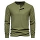 thumbnail image 2 of Blusas y camisas de manga larga y cuello redondo para hombre, pulóveres casuales, camisetas de manga larga y cuello redondo, blusas para hombre., 2 of 6