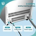 thumbnail image 5 of EUHOMY Commercial Ice Maker Machine, 100lbs/24H Stainless Steel Under Counter Ice Machine, 5 of 10