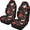 Red Rose Polka Dot Design, variant on XYZCANDO Strawberry Heart Print Car Seat Covers for Woman Waterproof Car Front Seat Covers Removable Easy to Install, for Van Truck SUV
