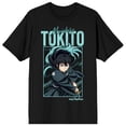 thumbnail image 6 of Demon Slayer Infinity Castle Muchichiro Tokito Adult Black Crew Neck Short Sleeve T-shirt-3XL, 6 of 7