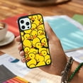 thumbnail image 3 of Funny Yellow Duck for iPhone 13 Mini Case, Cute Aesthetic Kawaii Cartoon Shock-Absorbent Protective,Black, 3 of 6