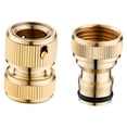 thumbnail image 3 of Conector Rápido Manguera Jardín Adaptador de Alta Presión Latón Estable Acople Seguro Instalación Rápida Apto para Jardinería Lavado de Vehículos Y Ex estilo A, 3 of 9