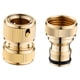 thumbnail image 3 of Conector Rápido Manguera Jardín Adaptador de Alta Presión Acoplamiento de Latón Antifugas Fácil Conexión Adecuado para Tareas de Riego Lavado de Autos y Uso Doméstico Exterior estilo A, 3 of 9
