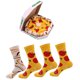 thumbnail image 1 of Calcetines de algodón medio para pizza para hombre - Moda creativa Pareja Navidad - Calcetines con caja de regalo Calcetines navideños, 1 of 5