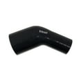 thumbnail image 3 of Vibrant 3.50in ID x 4in ID Gloss Black Silicone 45 Degree Transition Elbow, 3 of 3