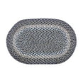 thumbnail image 1 of Earth Rugs 06-005 Oval Rug, 4 x 6', Blue/Natural, 1 of 1