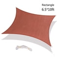 thumbnail image 4 of Vela De Sombra Rectángulo Poliéster Tela Oxford Naranja Rojo Parasol Vela Para Patio Trasero Terraza Patio Jardín 2.5x2.5m, 4 of 8