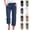 03# Navy, variant on Linen Pants Women 2026 Spring Summer Fashion Straight Leg Pant Casual High Waisted Loose Trousers with Pockets Army Green S