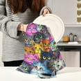 thumbnail image 6 of Coolnut Funny Cats Colorful Dish Towels for Kitchen Soft Tea Towel Set of 4 Absorbent Dishcloths Hand Towels for Drying Dish Cloths 28" x 18" Washcloth Gift, 6 of 7