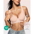 thumbnail image 2 of Bra OEAK Deep V Inalámbrico Cómodo Push Up Nude XL para mujer, 2 of 7