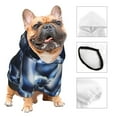 thumbnail image 4 of Bingfone Blueberry Dog Clothes Hoodie, Pet Winter Coat,Puppy Sweatshirts For Small Dogs Boy Girl,Suitable For All Breeds-Small, 4 of 9