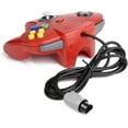 thumbnail image 3 of RetroFam Wired Video Game Controller for Nintendo 64 N64 Game Console, Red, 3 of 5