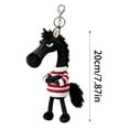 thumbnail image 3 of XingXiang 2026 Horse Keyring New Years Decorations,Year Of Keychain Funny Horse Keychain,2026 Chinese Year Good Luck Gift, Soft Horse Plush Pendant for Backpack Purse and Bag(B), 3 of 4