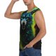 thumbnail image 3 of Balery Fluorescent Wolf Camisetas sin mangas para hombre, absorbe la humedad y protege contra el mal olor.-Medium, 3 of 7