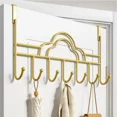 thumbnail image 6 of New Heart Clouds Shaped Door Behind Hook Storage Wall Hanging Clothes Hanger Hook Punch-free Hanger Home Organizer Door Hooks, 6 of 8