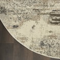 thumbnail image 5 of Nourison Celestial Abstract Ivory/Grey 5'3" x round Area Rug, (5 Round), 5 of 9